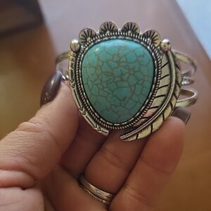 Turquoise Silver Women's Bracelet